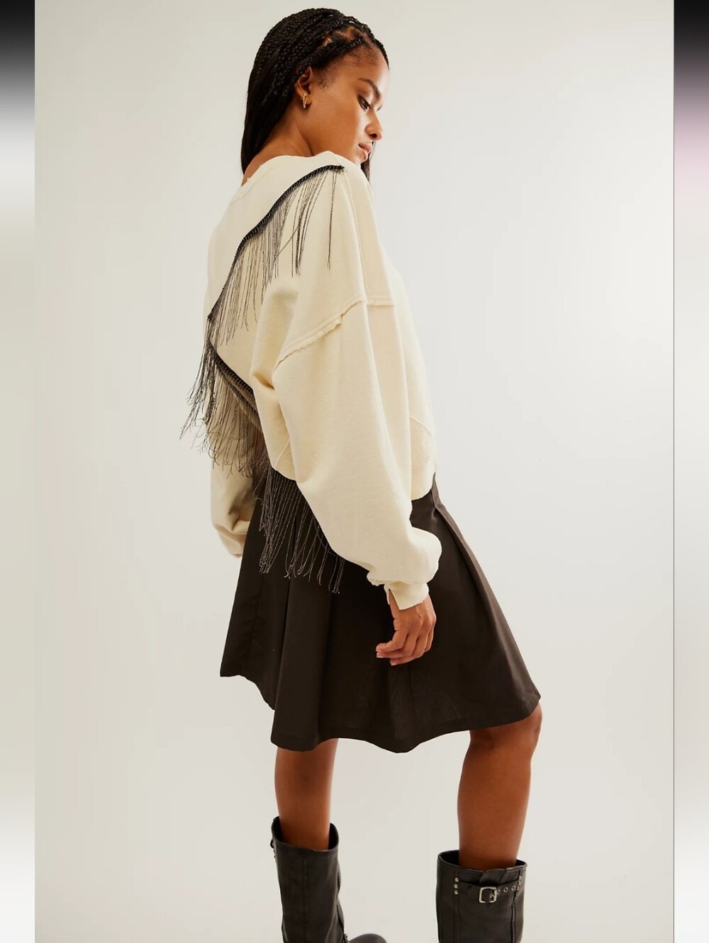 Free People X Tricia Fix Not My First Rodeo Pullover Oversized Size XS